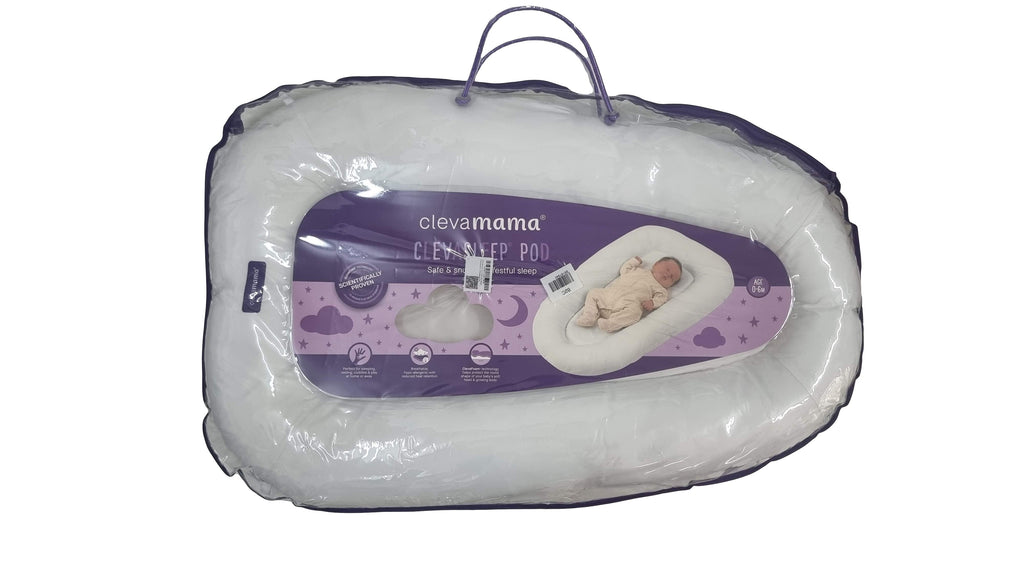 ClevaMama - Clevasleep Baby Sleeping Pod - White - SecondGear.me