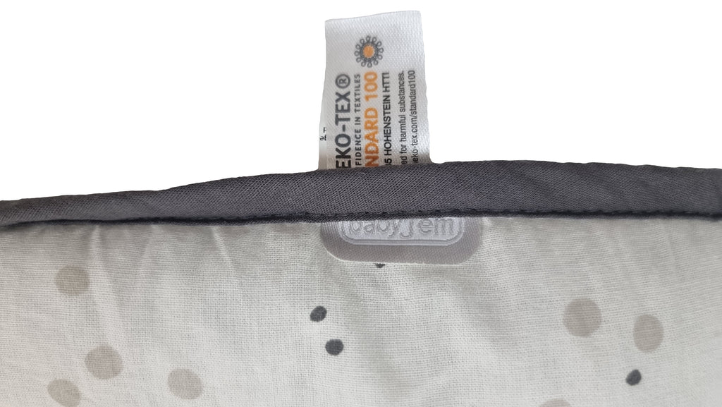 Babyjem - Stroller & Highchair Pad - Grey Dots - SecondGear.me