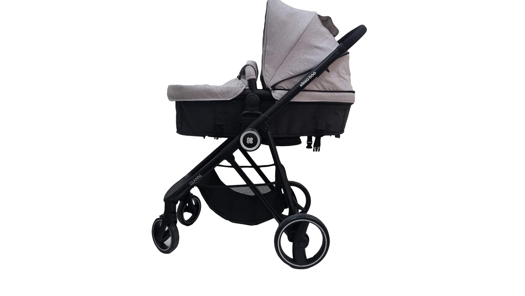 KIKKABOO - Gianni Stroller 3-In-1 Transformable Seat - Grey - SecondGear.me