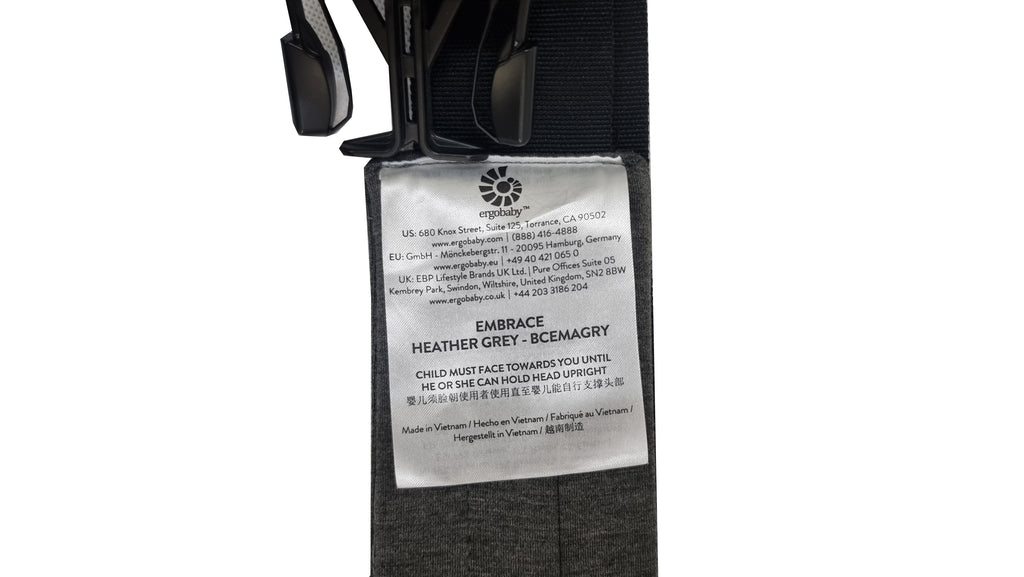 Ergobaby - Embrace - Heather Grey - SecondGear.me