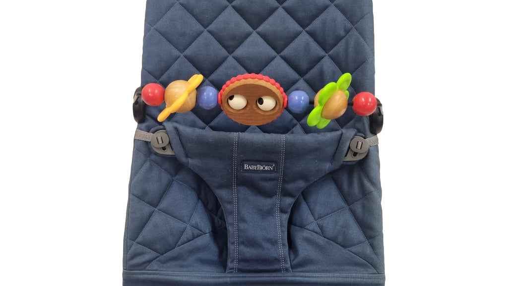 BabyBjörn - Bouncer Bliss Cotton with Googly Eyes Toy - SecondGear.me