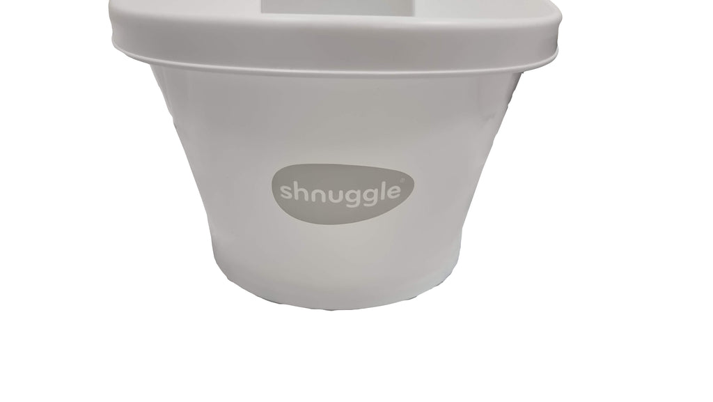 Shnuggle - Bath Tub - White with Grey - SecondGear.me