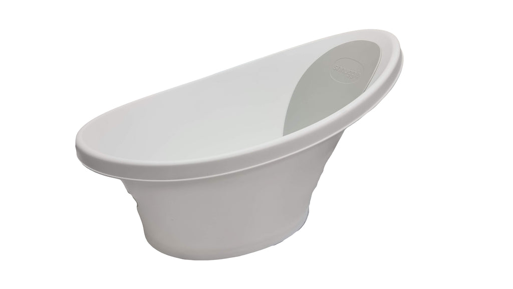 Shnuggle - Bath Tub - White with Grey - SecondGear.me