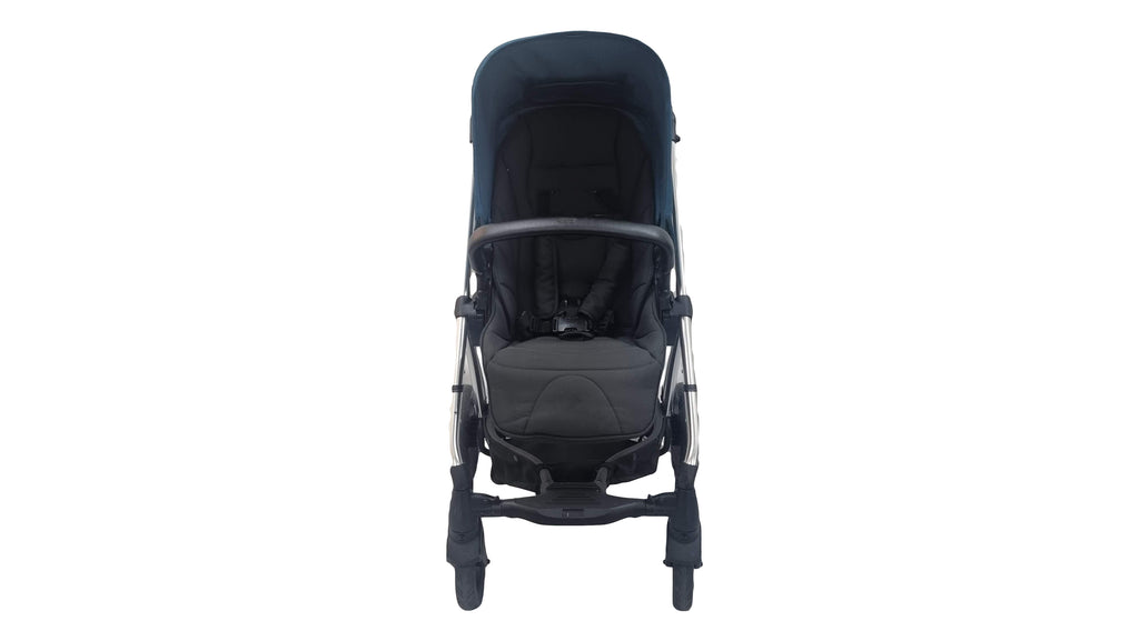 Mamas & Papas - Chrome Sola2 Stroller (Petrol Blue) - SecondGear.me