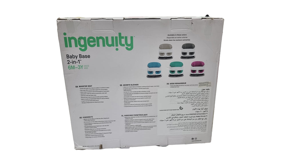 Ingenuity - Baby Base 2-in-1™ Seat - Cashmere - SecondGear.me