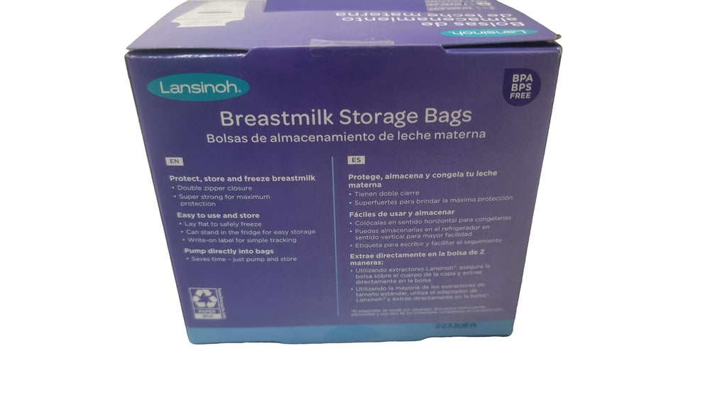 Lansinoh - Breastmilk Storage Bags, 100 count - SecondGear.me