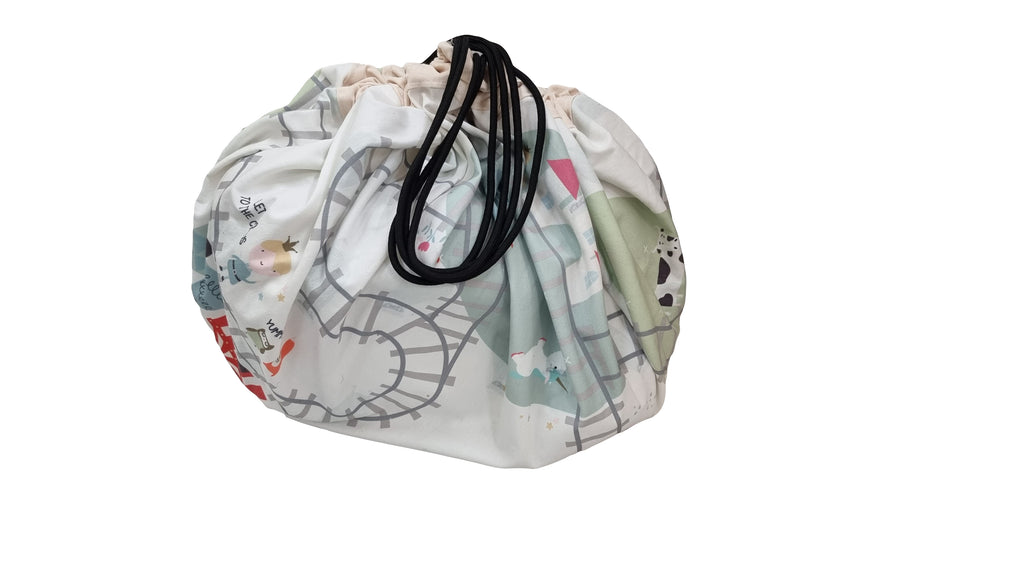 Play & Go - Playmat and Storage Bag (Train) - SecondGear.me