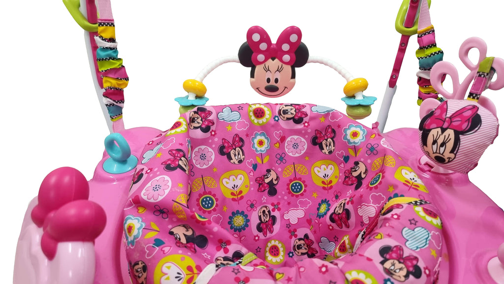 Bright Starts - Minnie Mouse Peekaboo activity jumper - SecondGear.me