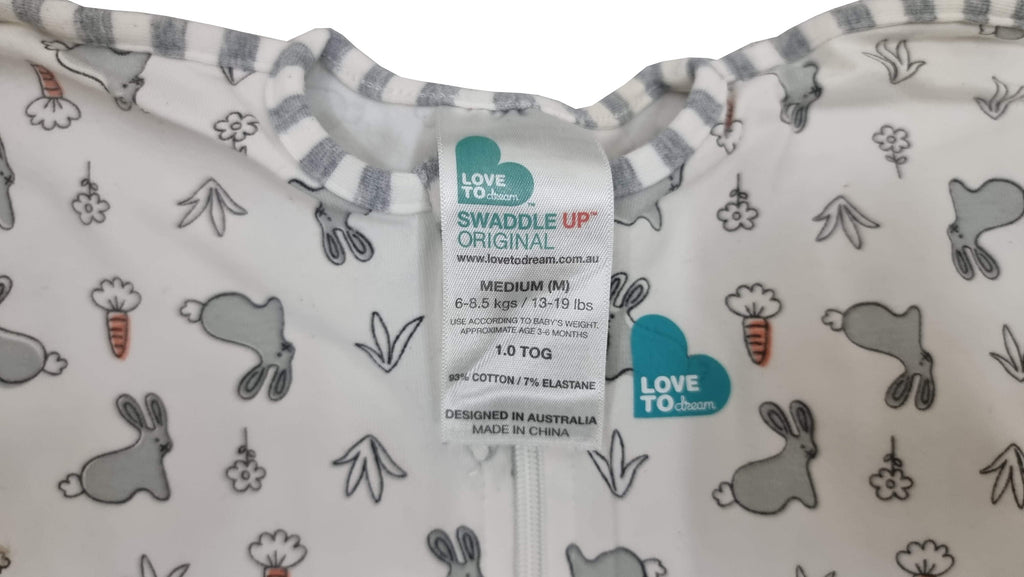 Love to Dream - Swaddle up original, size medium, 1.0 TOG - SecondGear.me