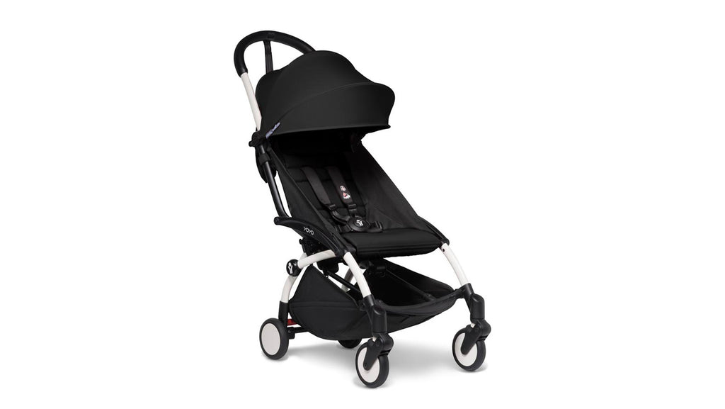 BABYZEN - YOYO2 Stroller White Frame With Black 6+ Color Pack - SecondGear.me