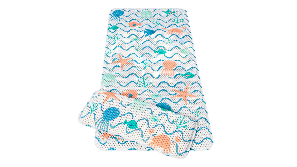 ClevaMama - Bath Mat & Kneeling Cushion - Under the sea (AntiBac Treated) - SecondGear.me