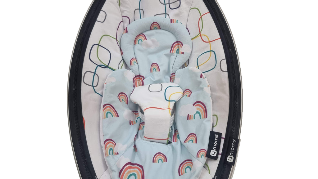 4Moms - Mamaroo 4.0 - Multi Plush with Newborn Insert - SecondGear.me